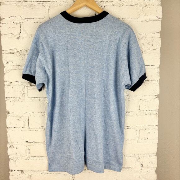 Vintage 70’s Arcadia, FL Center Of The Universe Ringer Tee - Picture 6 of 7